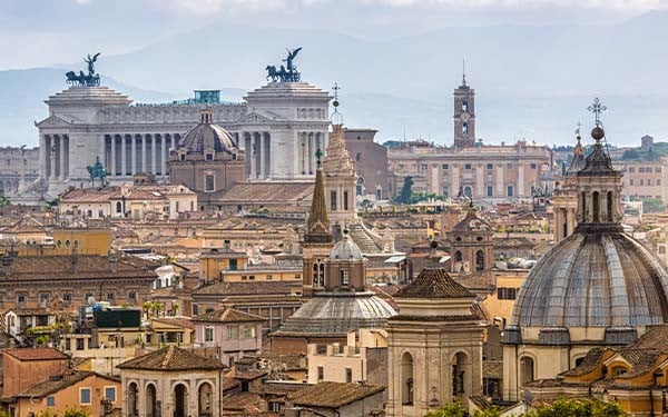 The Rome skyline