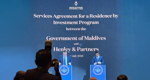 Maldives and The Global Migration Sign Landmark Partnership Agreement to Launch Pioneering Residence by Investment Program